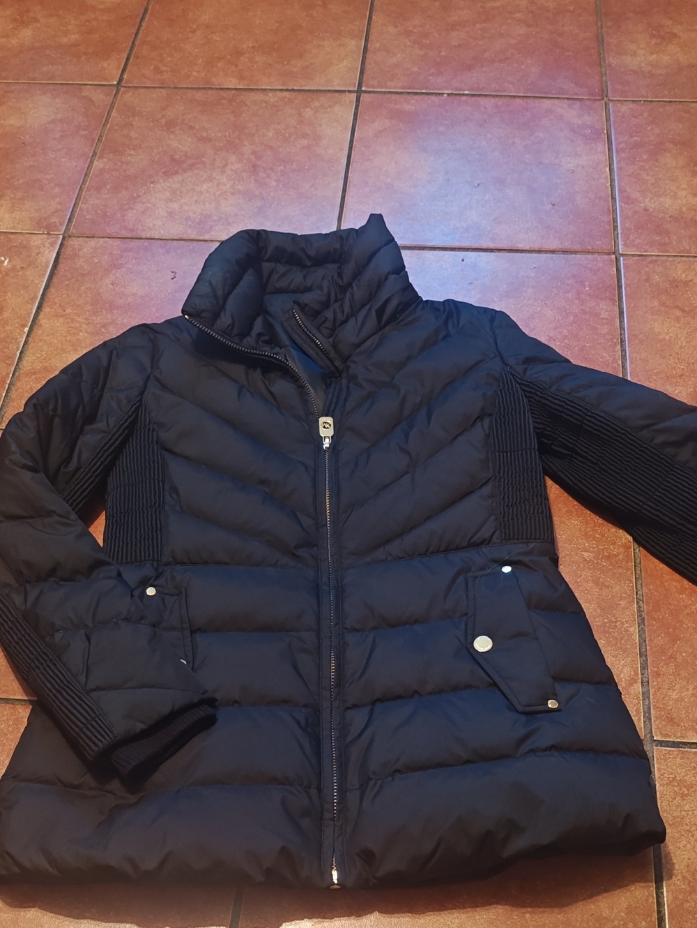 Michael Kors Black Quilted Puffer Jacket